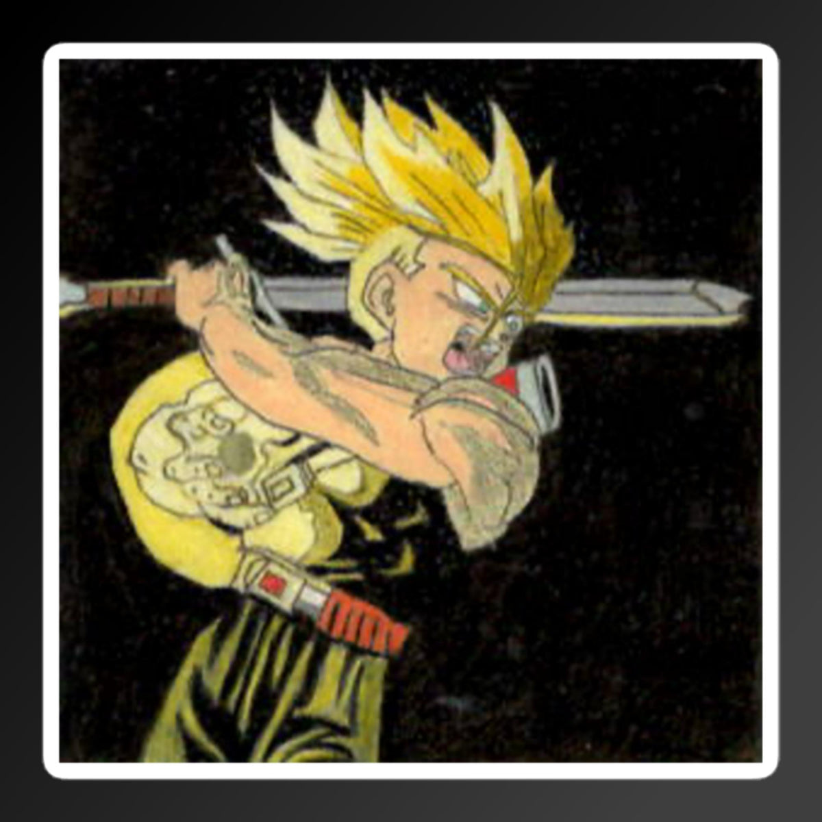 DBZ Trunks Bubble-free Stickers
