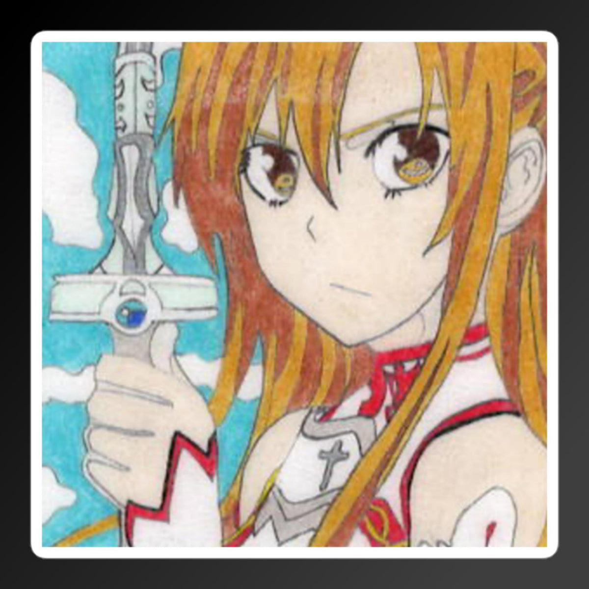 SAO Asuna Bubble-free stickers