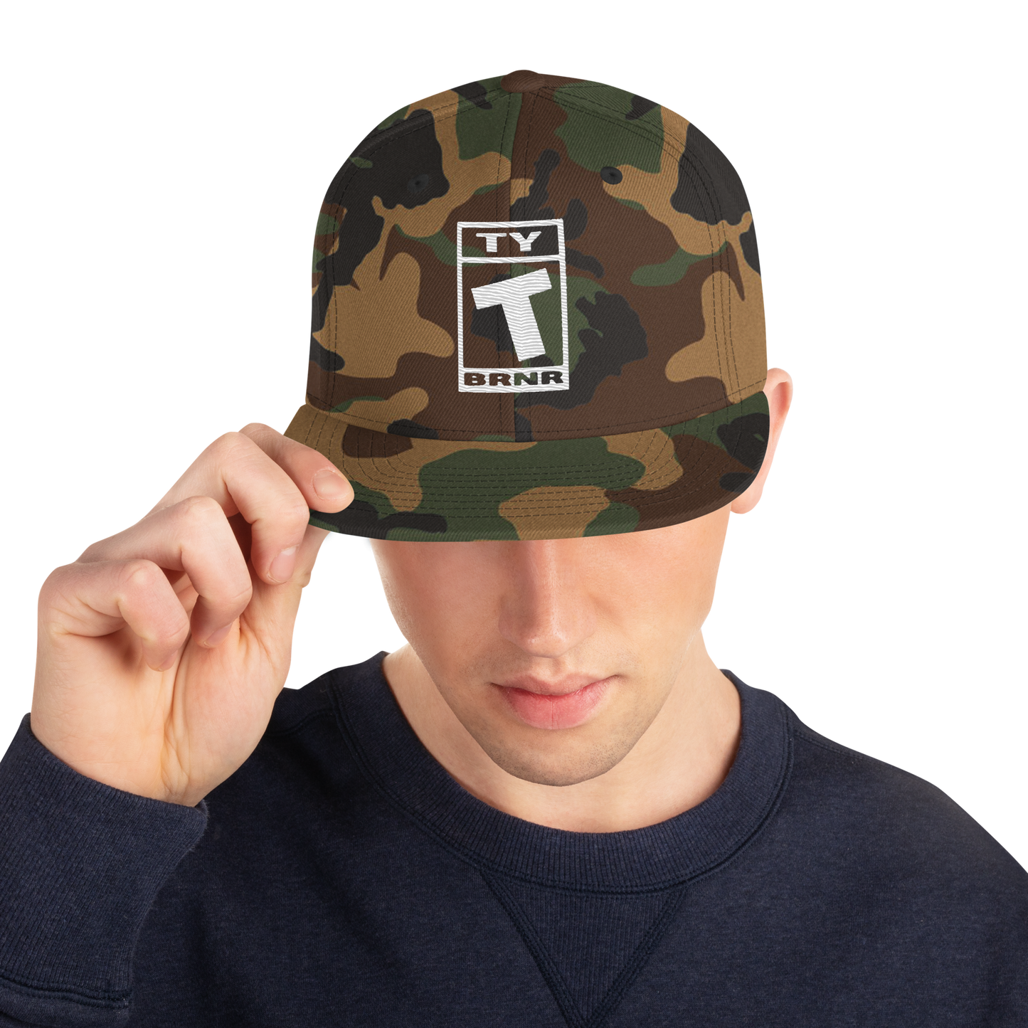Ty BRNR Logo Snapback Hat