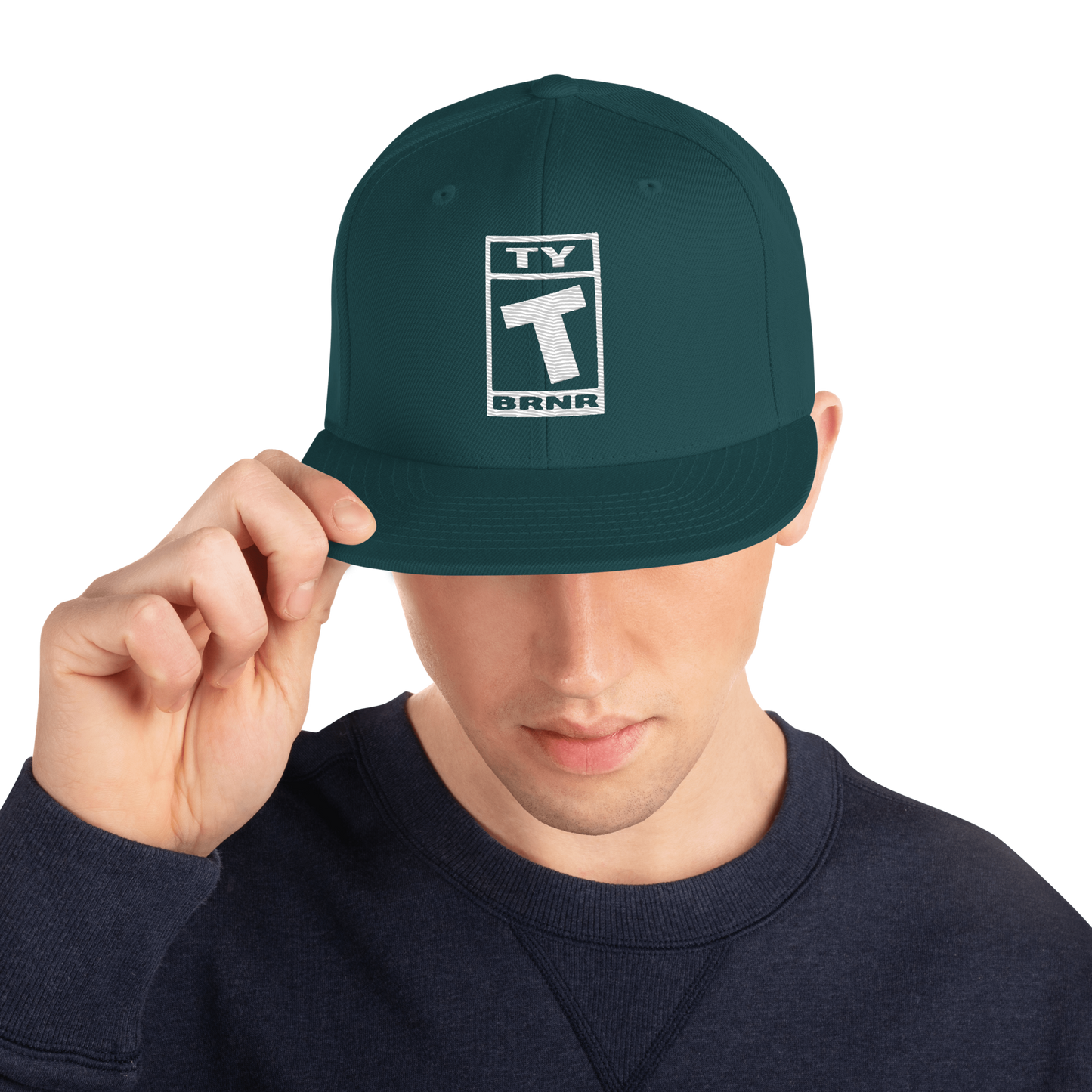 Ty BRNR Logo Snapback Hat