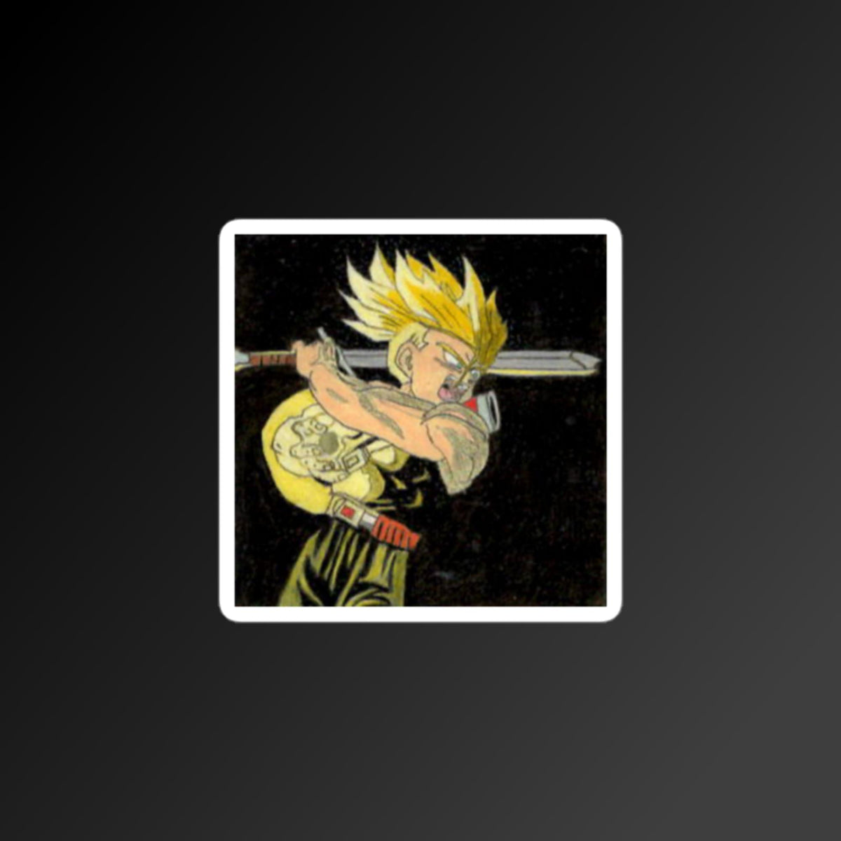DBZ Trunks Bubble-free Stickers