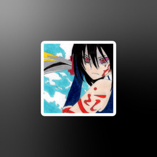 AGK Akame Ga Kill Akame Bubble-free Stickers