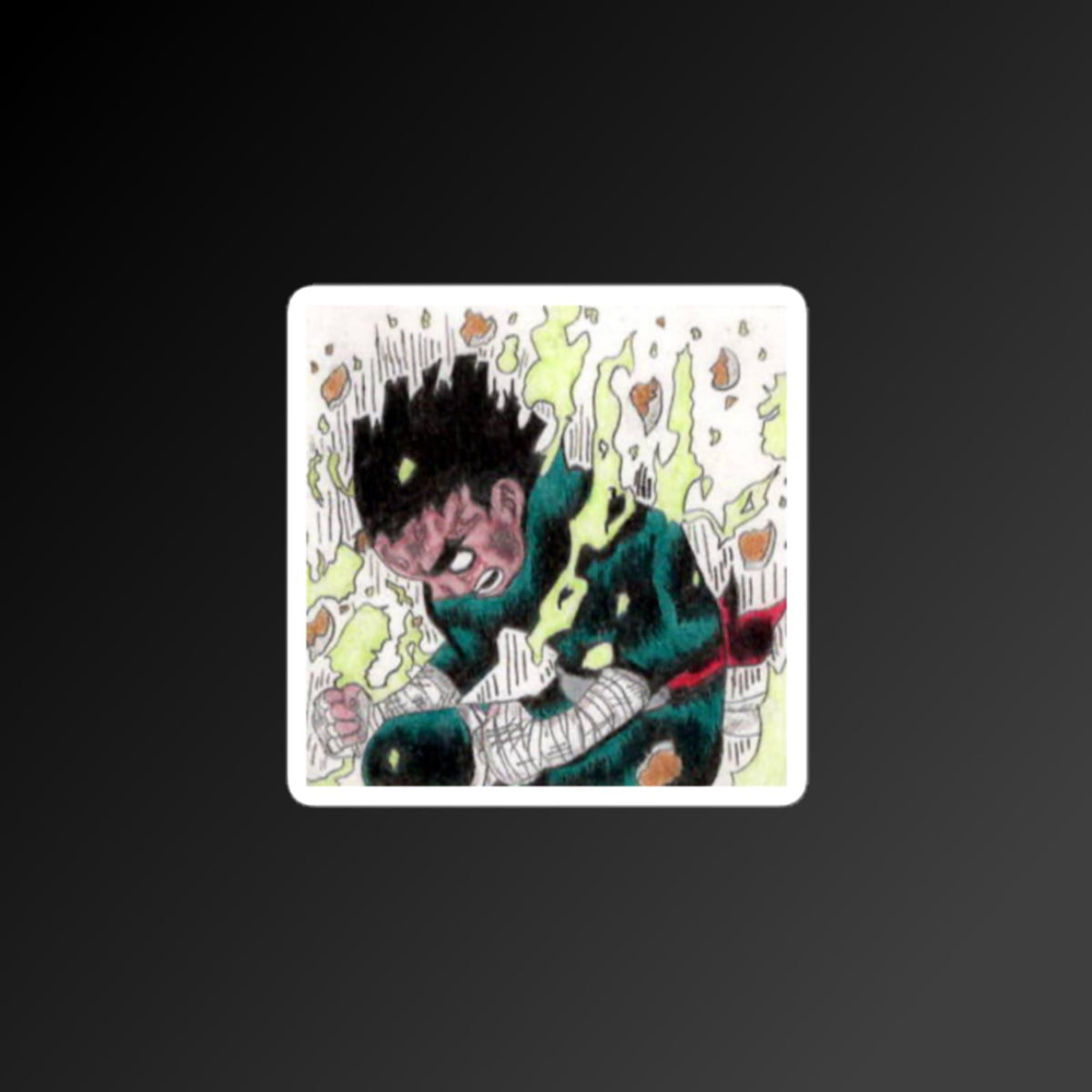 Naruto: Rock Lee Bubble-free stickers