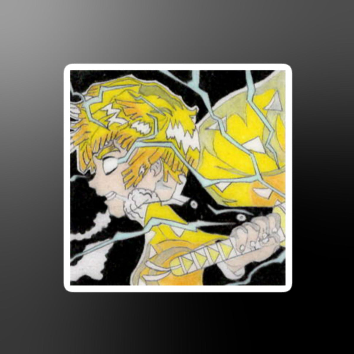 DS Zenitsu Bubble-free Stickers