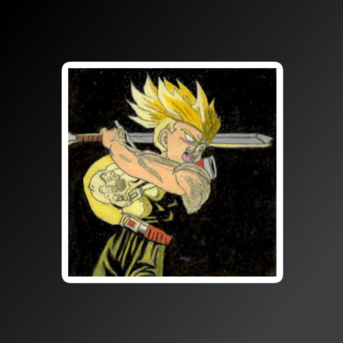 DBZ Trunks Bubble-free Stickers