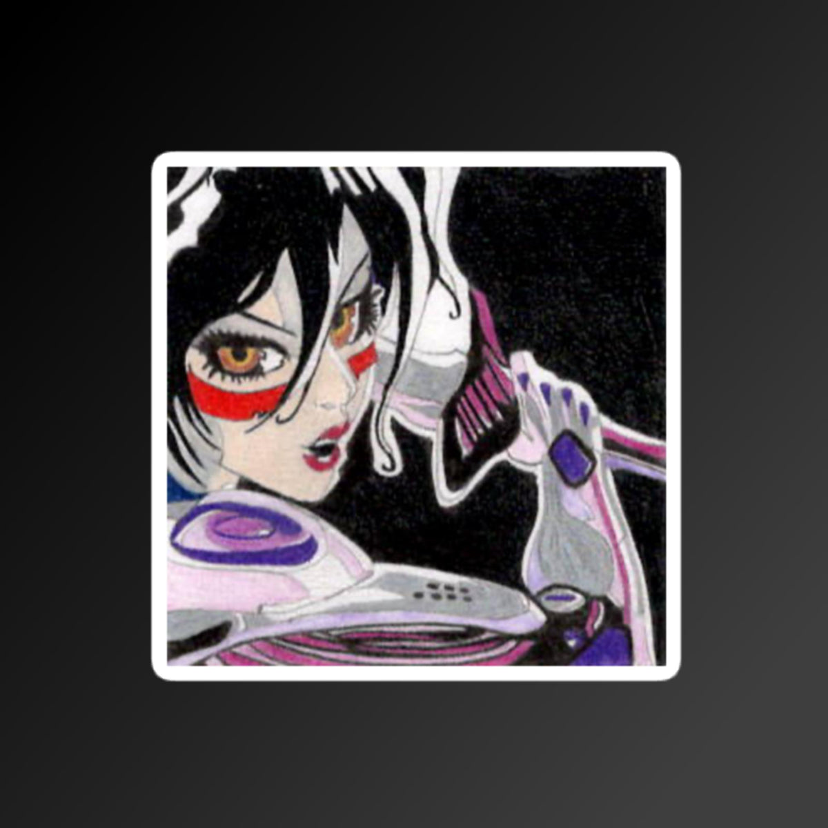 BAA Alita Bubble-free Stickers