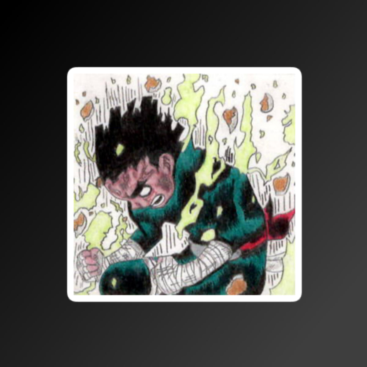 Naruto: Rock Lee Bubble-free stickers