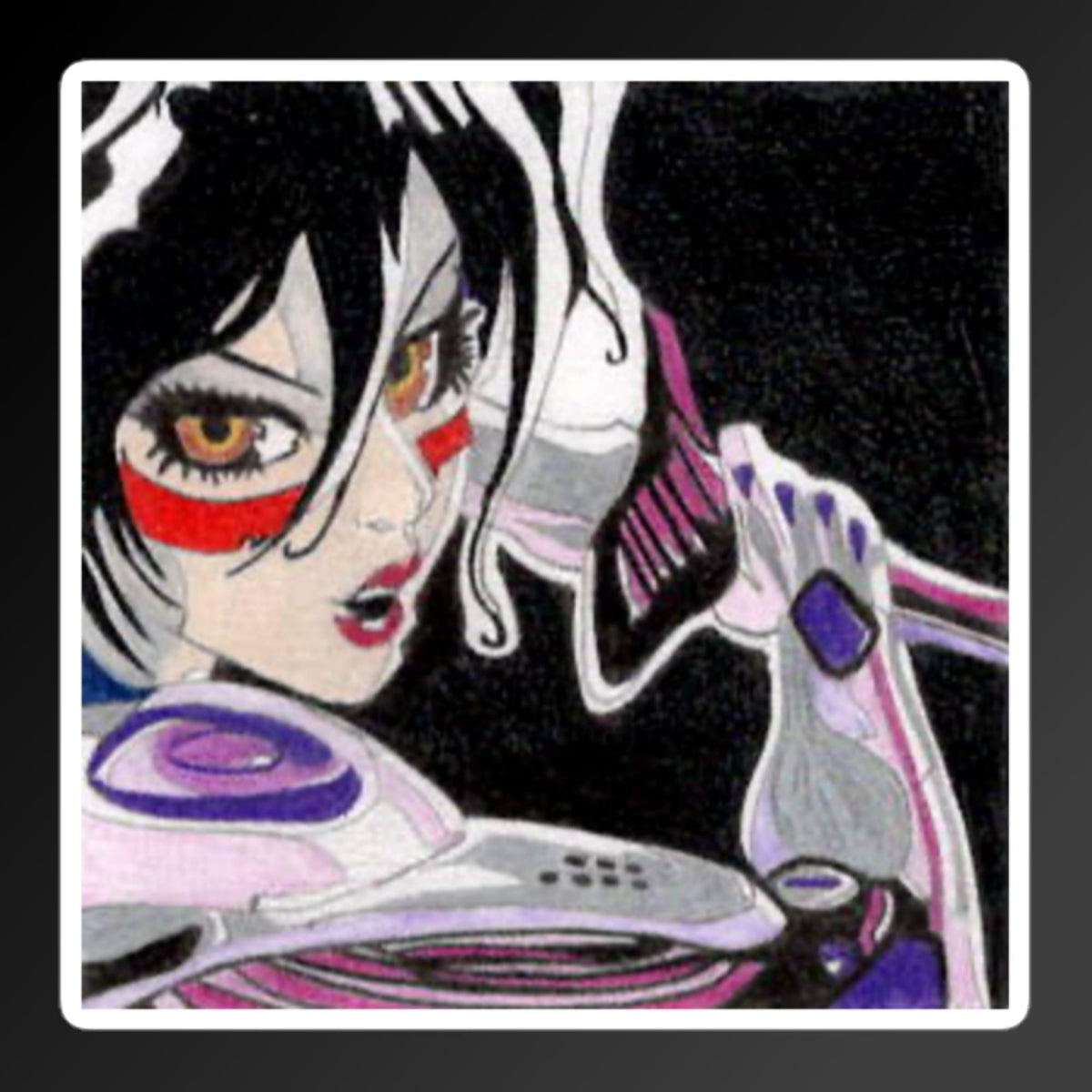 BAA Alita Bubble-free Stickers