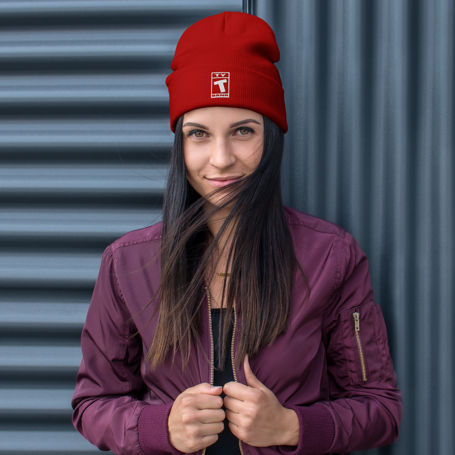 Ty BRNR Logo Embroidered Beanie