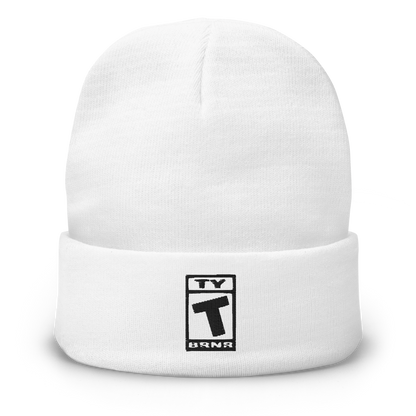 Ty BRNR Logo Embroidered Beanie